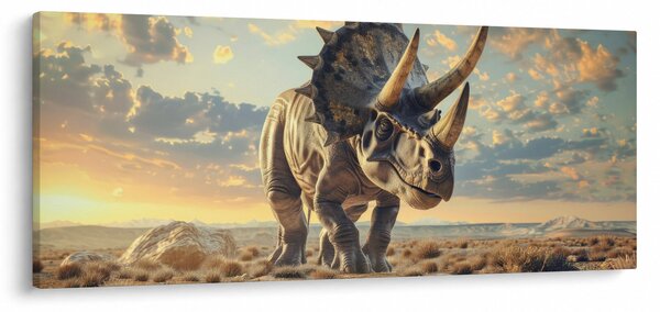 Obraz - Triceratops (120x50 cm)
