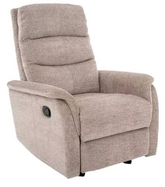 Komfortné relaxačné kreslo, tmavobéžová raven 30 (n419427)