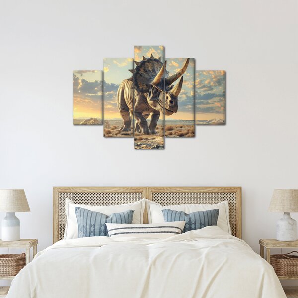 Obraz - Triceratops (150x105 cm)
