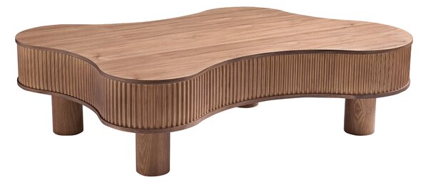 KONFERENČNÝ STOLÍK, farba vlašského orecha, kompozitné drevo, 116/77/32 cm Livetastic - Stolíky do obývačky, Online Only