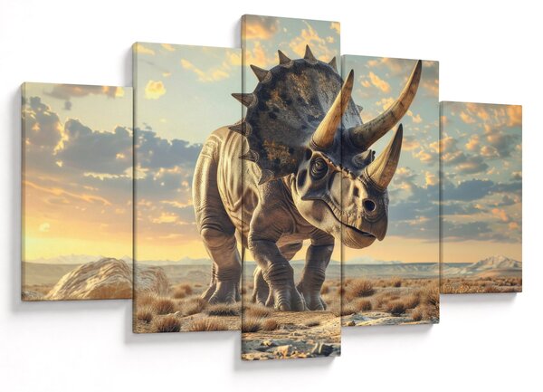 Obraz - Triceratops (150x105 cm)