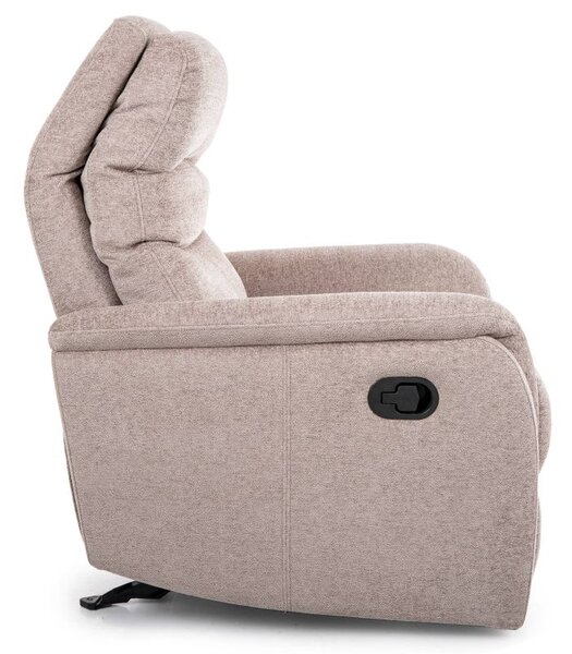 Komfortné relaxačné kreslo, tmavobéžová raven 30 (n419427)