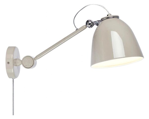 Markslöjd 108964 - Nástenné svietidlo TILT 1xE27/60W/230V sivé