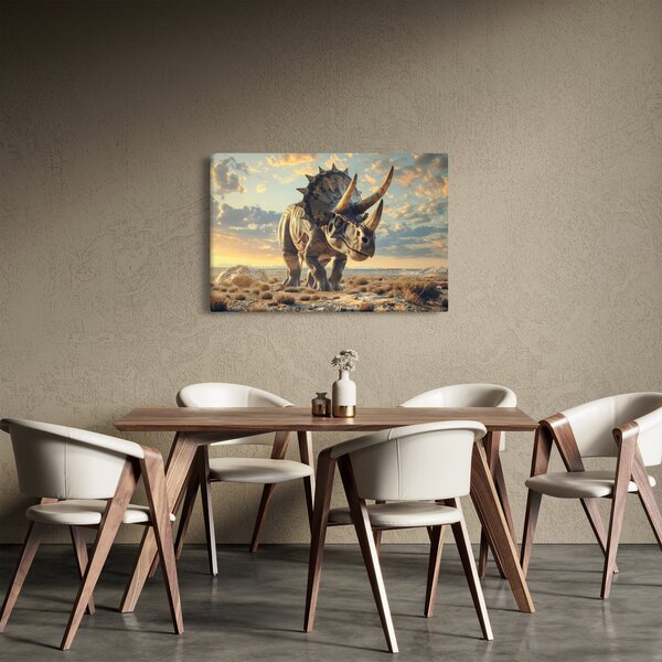 Obraz - Triceratops (90x60 cm)