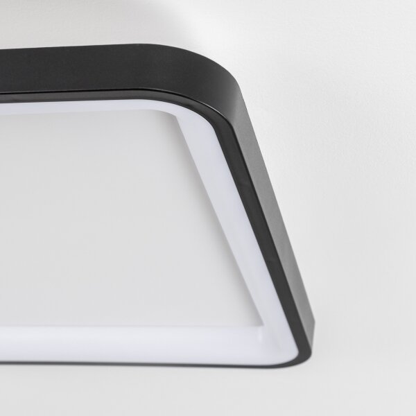 Brilagi - stmievateľné LED stropné svietidlo FALCON SLIM LED/50W/230V 50x50 cm čierna+DO