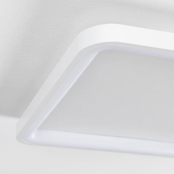 Brilagi - LED stmievateľné stropné svietidlo FALCON SLIM LED/50W/230V 50x50 cm biele + diaľkový ovládač