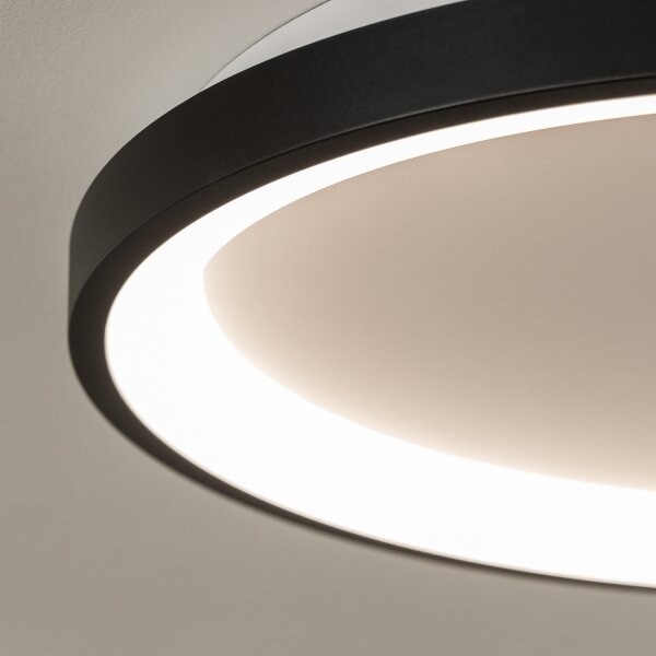 Brilagi -LED stmievateľné stropné svietidlo FALCON SLIM LED/42W/230V priemer 50 cm čierna+DO