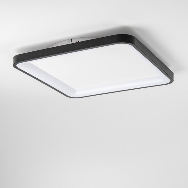 Brilagi - stmievateľné LED stropné svietidlo FALCON SLIM LED/50W/230V 50x50 cm čierna+DO