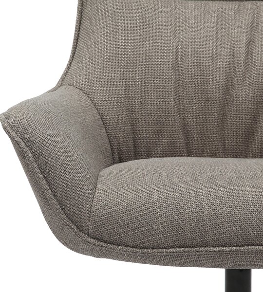 KRESLO, textil, taupe Livetastic - Online Only obývacie izby, Online Only