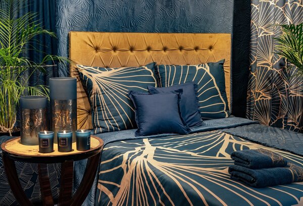 BAVLNENÝ UTERÁK LIMITED COLLECTION MUSA3 50X90 CM MODRÁ