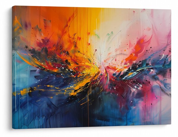 Obraz - Farebná abstrakcia (70x50 cm)