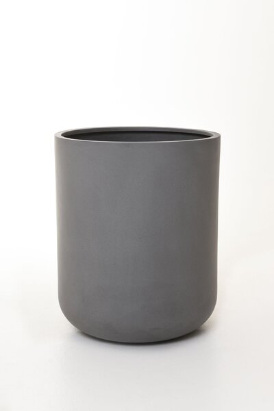 Kvetináč CHICO, sklolaminát, priemer 50 cm, betón design šedý
