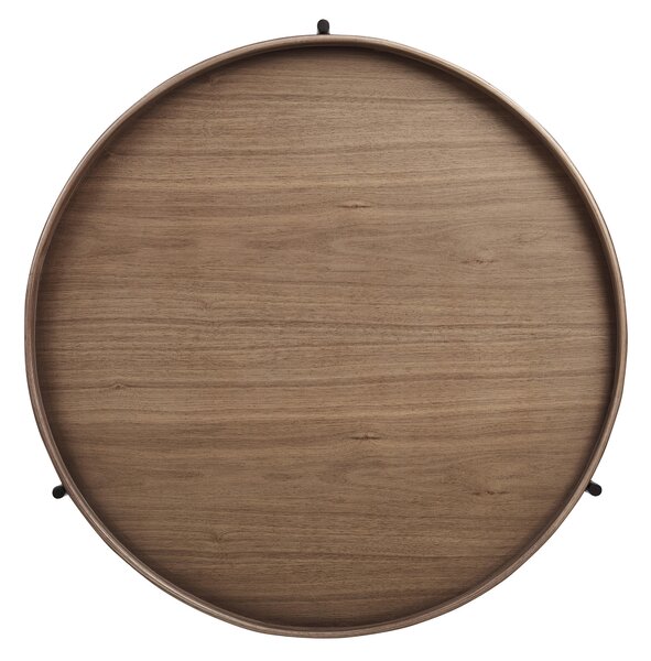 KONFERENČNÝ STOLÍK, farba vlašského orecha, kompozitné drevo, 69/39 cm Livetastic - Stolíky do obývačky, Online Only