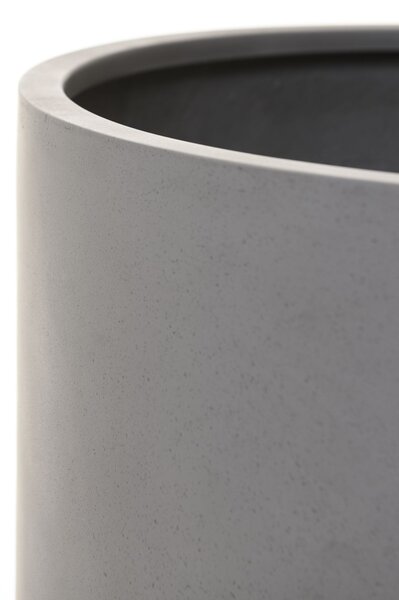 Kvetináč CHICO, sklolaminát, priemer 50 cm, betón design šedý