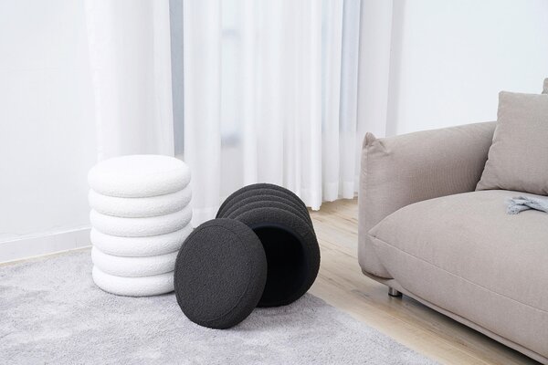 TABURETKA, textil, 38/45 cm Livetastic - Kreslá, Online Only