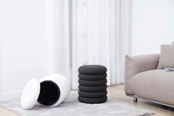 TABURETKA, textil, 38/45 cm Livetastic - Kreslá, Online Only