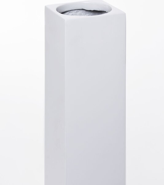 Váza OBELISK, sklolaminát, výška 120 cm, biela