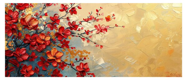 Obraz - Kvitnúci strom (120x50 cm)