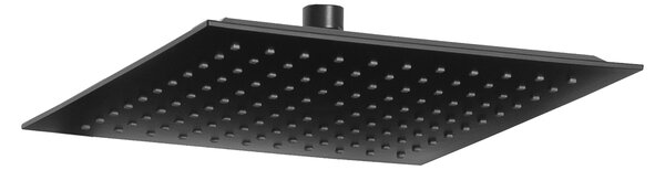 Invena Svart, SLIM dažďová hlavová sprchová hlavica 25 x 25 cm, INV-SC-D1-076-S