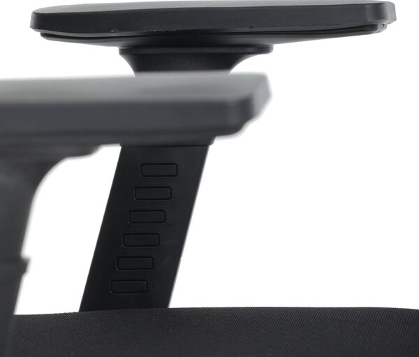 Kancelárska ergonomická stolička GRANT — sieť, látka, čierna / sivá