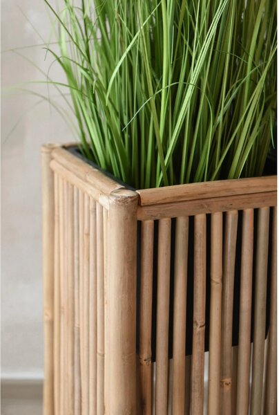 Interiérový kvetináč ELEMENTO, bambus, šírka 97 cm, natur