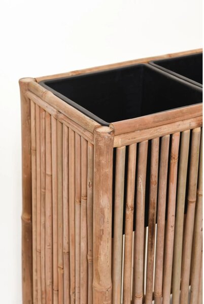 Interiérový kvetináč ELEMENTO, bambus, šírka 97 cm, natur