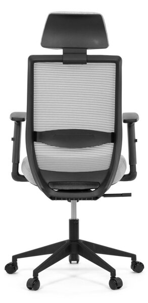 Kancelárska ergonomická stolička SENA — látka, čierna / šedá