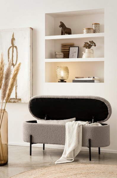 DLHÁ TABURETKA, textil, 110/44/40 cm Livetastic - Kreslá, Online Only