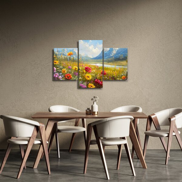 Obraz - Maľovaná krajina (90x60 cm)