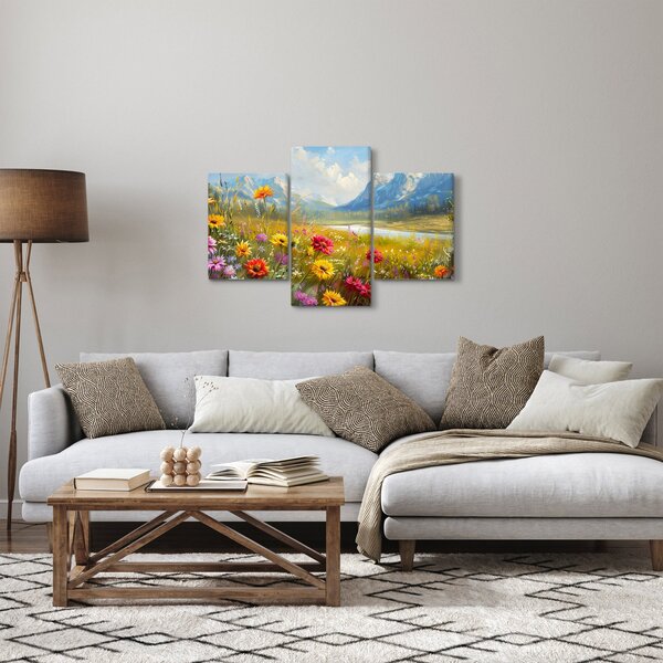 Obraz - Maľovaná krajina (90x60 cm)