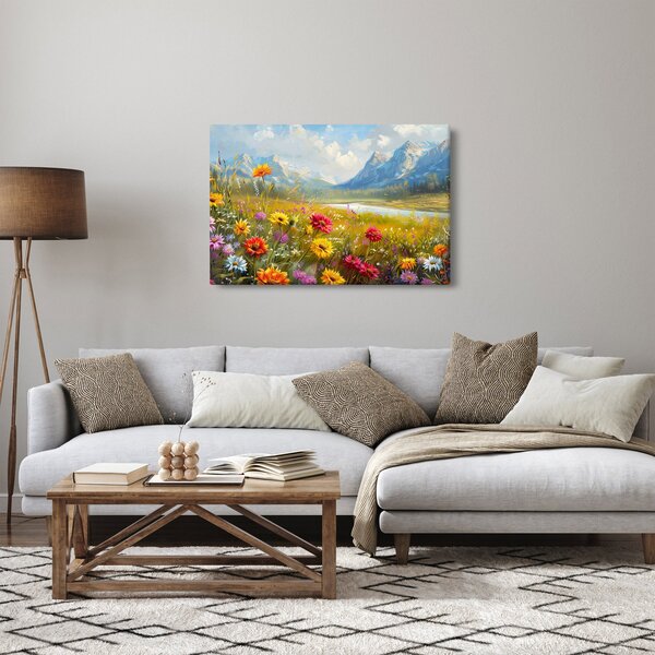 Obraz - Maľovaná krajina (90x60 cm)