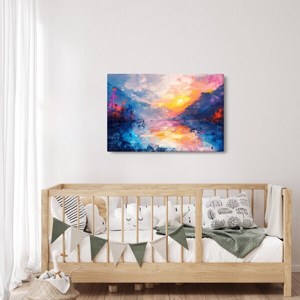 Obraz - Maľba krajiny (90x60 cm)