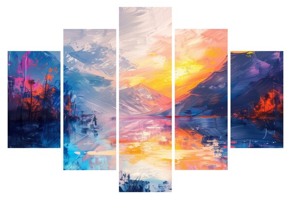 Obraz - Maľba krajiny (150x105 cm)