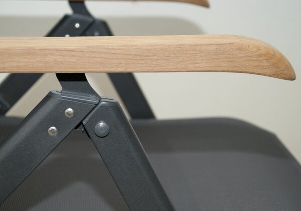 Doppler CONCEPT TEAK FSC® polohovacie záhradné kreslo Doppler
