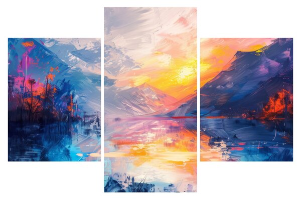 Obraz - Maľba krajiny (90x60 cm)