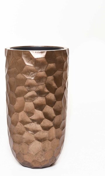 Luxusný kvetináč AMOLAR, sklolaminát, horný priemer 41 cm x výška 75 cm, bronzový