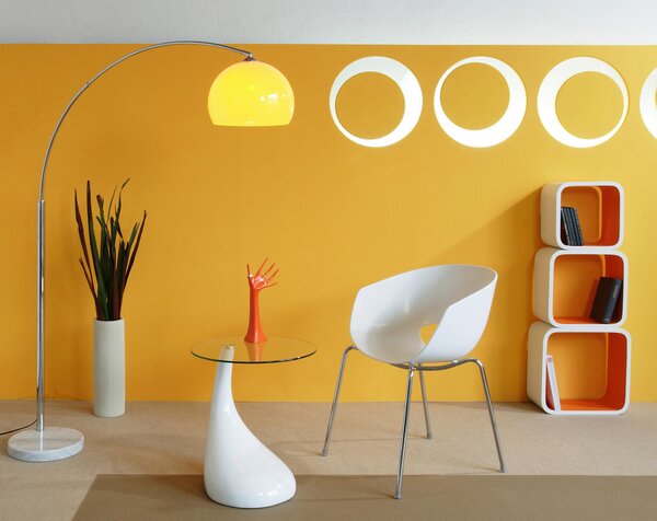OBLÚKOVÁ LAMPA, 155/208/40 cm P & B - Online Only bytové doplnky, Online Only