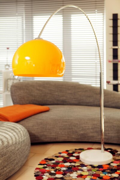 OBLÚKOVÁ LAMPA, 155/208/40 cm P & B - Online Only bytové doplnky, Online Only