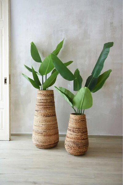 Izbový kvetináč ROTA, vodní hyacint, průměr 46 cm, natur