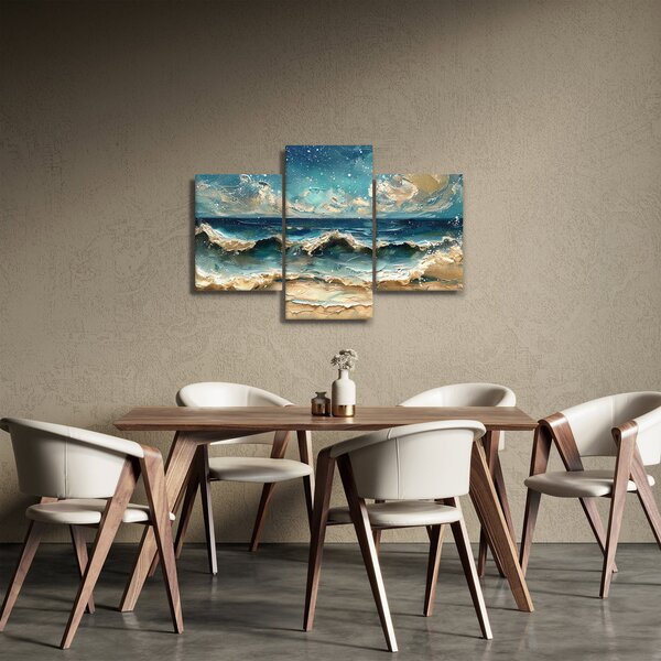 Obraz - Maľba mora (90x60 cm)
