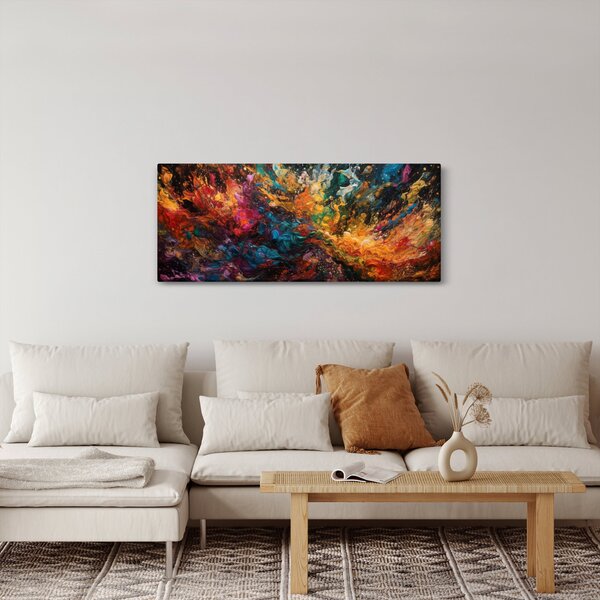 Obraz - Farebná abstrakcia II. (120x50 cm)