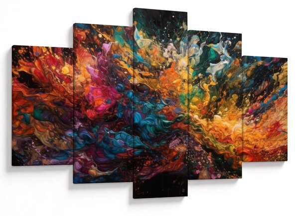 Obraz - Farebná abstrakcia II. (150x105 cm)