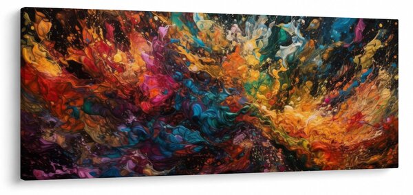 Obraz - Farebná abstrakcia II. (120x50 cm)