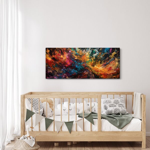 Obraz - Farebná abstrakcia II. (120x50 cm)