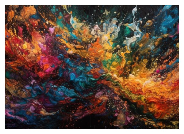 Obraz - Farebná abstrakcia II. (70x50 cm)