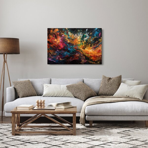 Obraz - Farebná abstrakcia II. (90x60 cm)