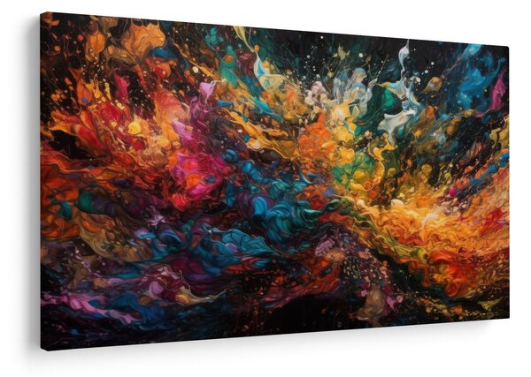 Obraz - Farebná abstrakcia II. (90x60 cm)
