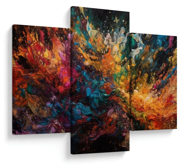 Obraz - Farebná abstrakcia II. (90x60 cm)