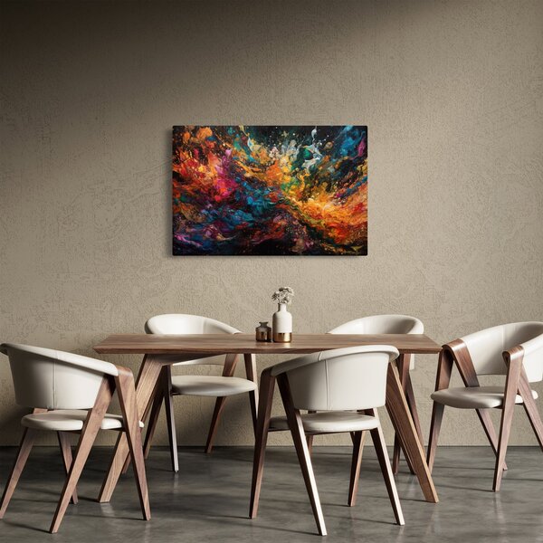 Obraz - Farebná abstrakcia II. (90x60 cm)