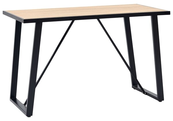 Jedálenský stôl, dubová farba 120x60x75 cm, MDF